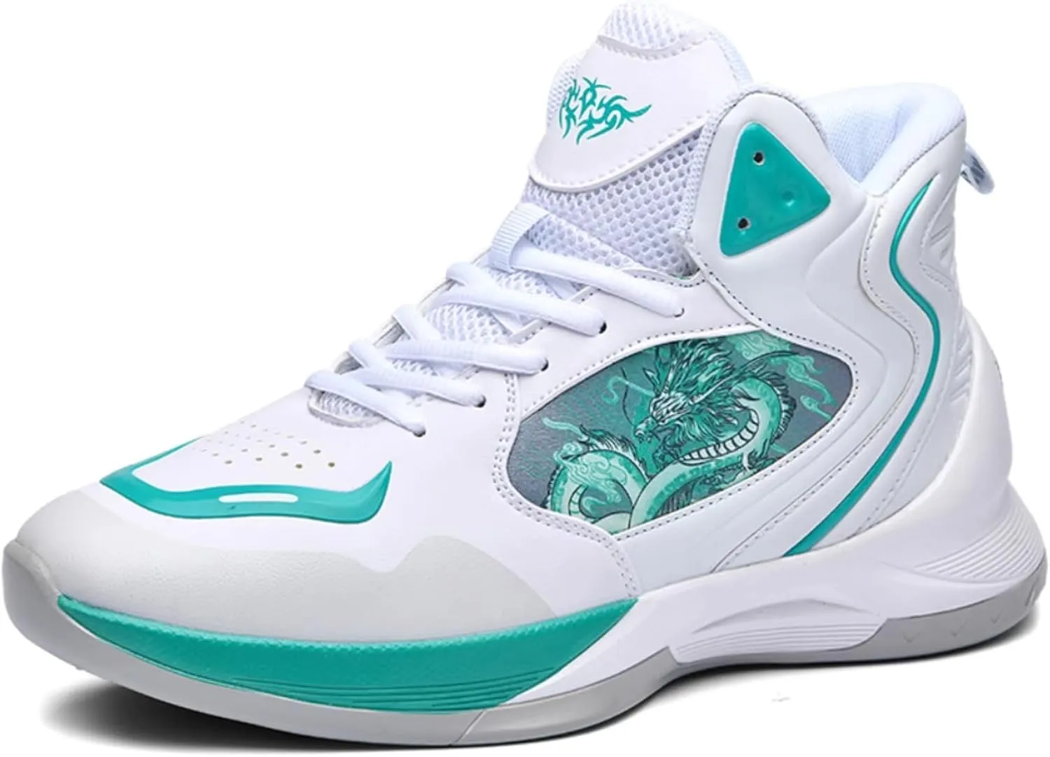 Womens High Top Chinese Stylish Basketball Shoes Comfortable Lace Up Athletic Sports Running Sneakers Non-Slip Soft Tennis Walking Shoes