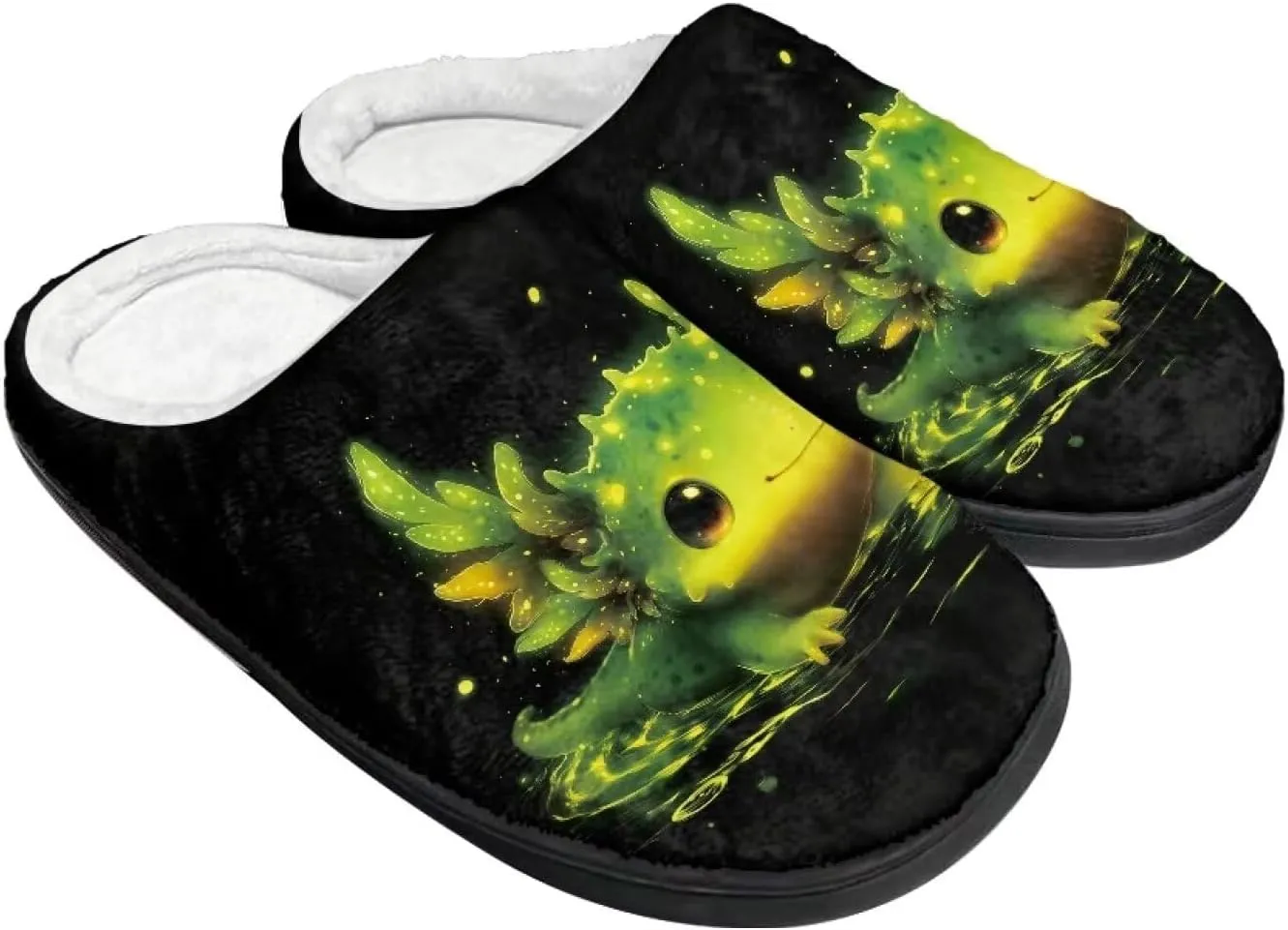Xoenoiee Men Women Warm Fuzzy Slippers Bedroom Slippers House Shoes Anti Slip Winter Indoor Slippers