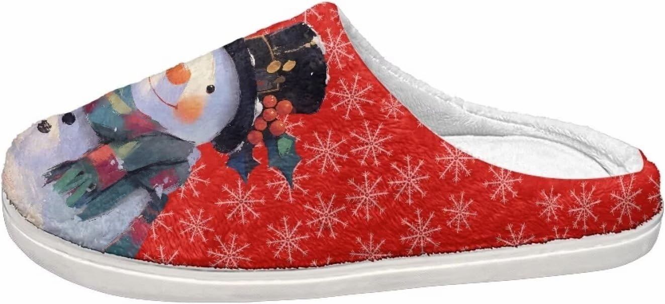 Xoenoiee House Slippers Winter Warm Bedroom Shoes Non Slip House Slippers, Anti-Skid Cozy Indoor Outdoor Slippers