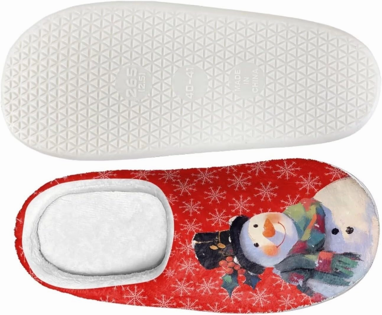 Xoenoiee House Slippers Winter Warm Bedroom Shoes Non Slip House Slippers, Anti-Skid Cozy Indoor Outdoor Slippers
