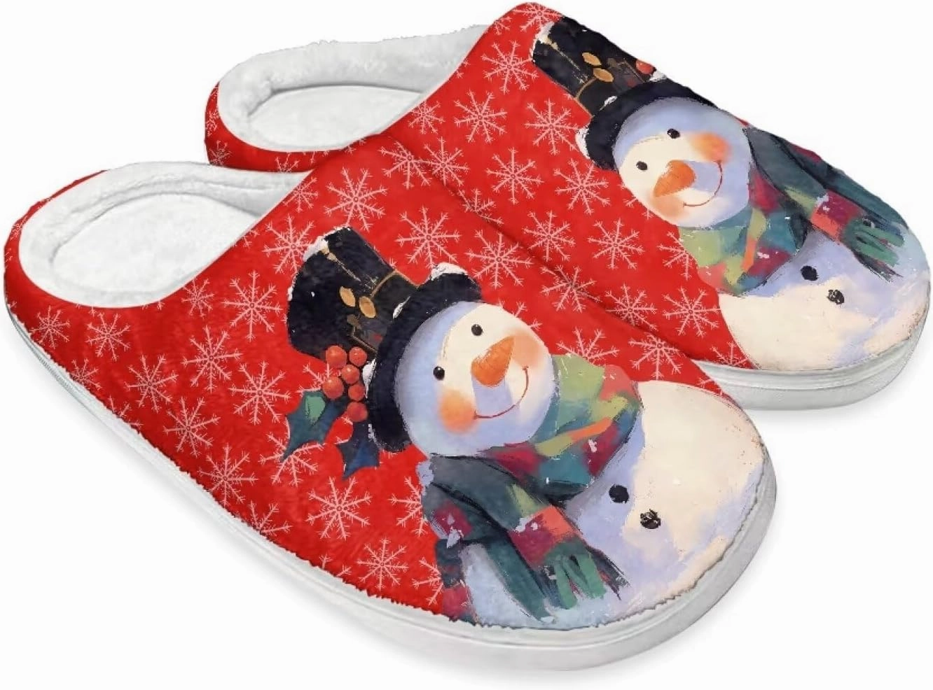 Xoenoiee House Slippers Winter Warm Bedroom Shoes Non Slip House Slippers, Anti-Skid Cozy Indoor Outdoor Slippers