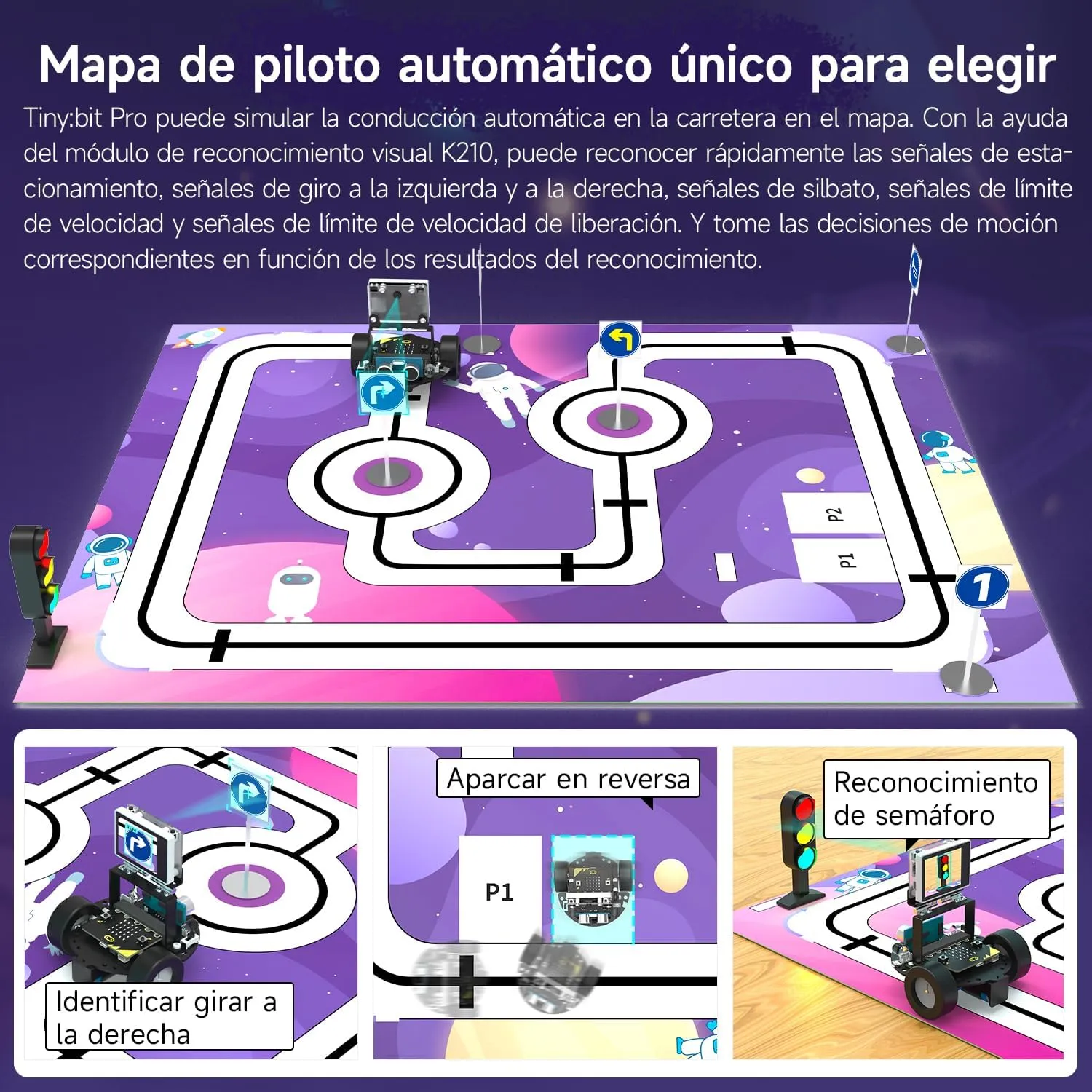 Yahboom Smart Robot Kit STEM Projects for Kids Learn to Code Intelligent and Educational Toy Robotic Kit for Microbit Learner for 8  kids (Tinybit-pro Expansion Kit without V2)