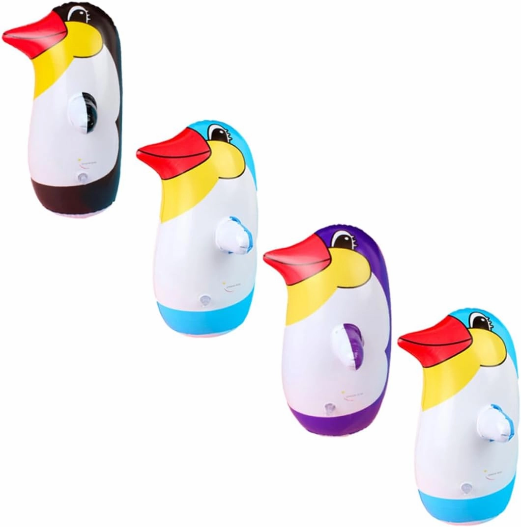Yardwe Animal Tumbler Toys Inflatable Ornament Set Boys and Girls Decor Pvc Adornment for Home