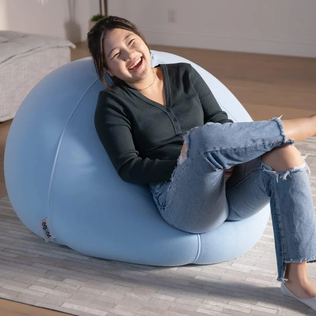 Yogibo Pod X Small Bean Bag Lounger Chair for Adults and Teens with Filling, Soft, Plush, Comfy, Sensory Lounge Beanbag, Washable Cover, Flamingo