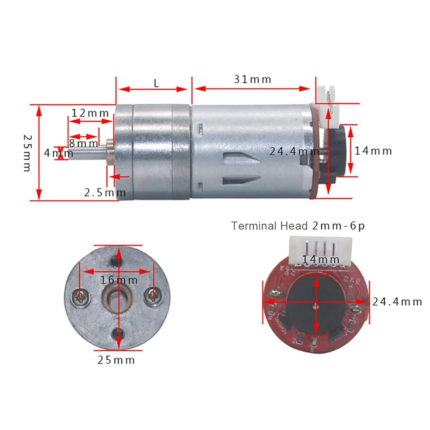 Yosoo Model Engine Kit, Mini Motor Dc 12V Encoder Gear Motor 65mm Wheel Kit Micro Speed Reduction Mini Small Dc for Smart Car Robot (Speed ​​500)