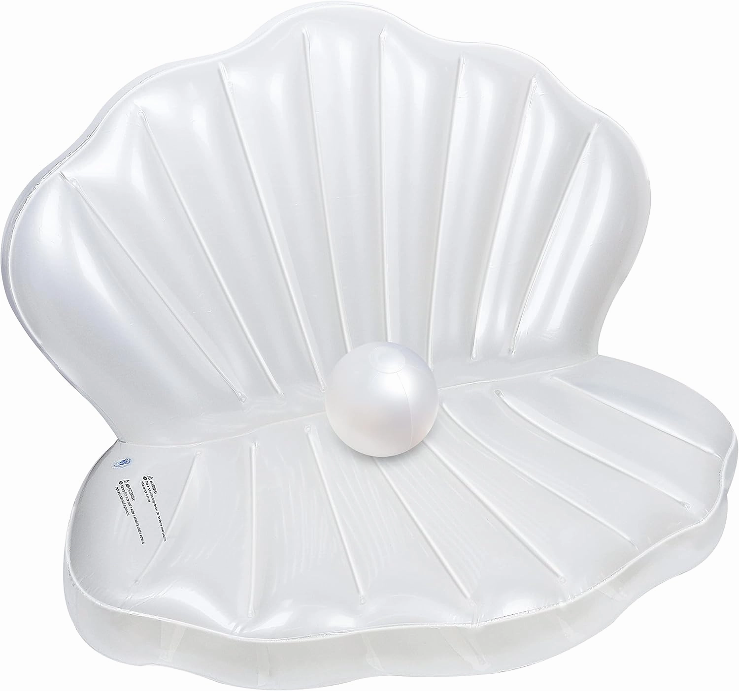 Zcaukya Inflatable Seashell Pool Float, Giant Clam Air-Filled Toys with Pearl Ball for Kids Birthday Party Swimming Pool Summer Beach Party Mermaid Ocean Theme Party Decor