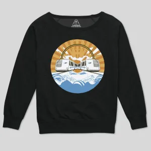 ZION TRAIN WOMEN'S SCOOP NECK SWEATSHIRT