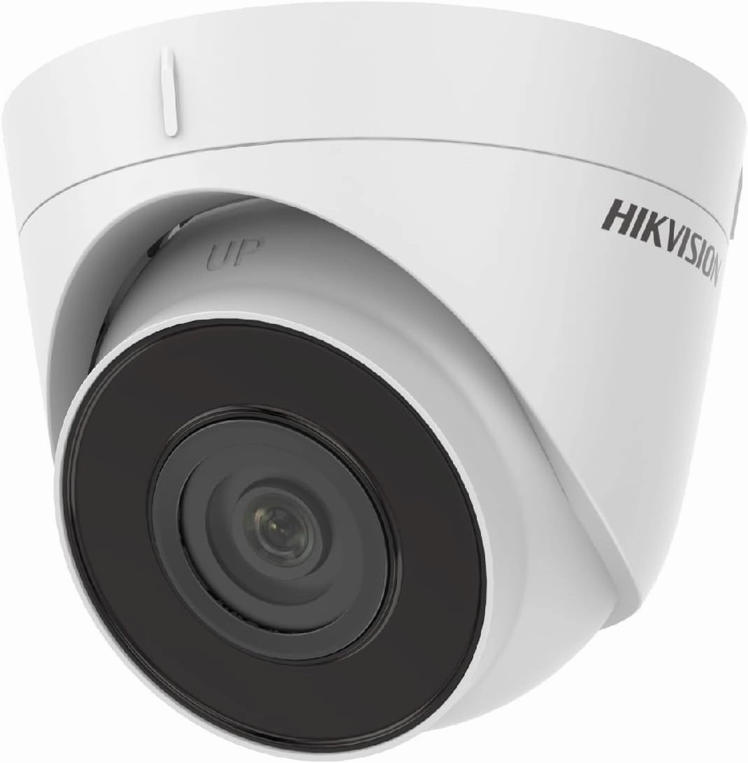 Ⲏіkvіsіon DS-2CD1383G0-IUF 4K 8MP Turret POE Dome Camera, 2.8mm Lens with 256G SD Card Slot, Outdoor Rated H.265 , WDR, Built-in Microphone for Real-Time Audio Security, Compatible with Hikvision NVR